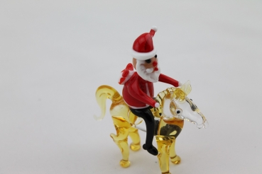 Santa Claus auf dem Pferd