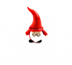 Santa Claus mit Brille